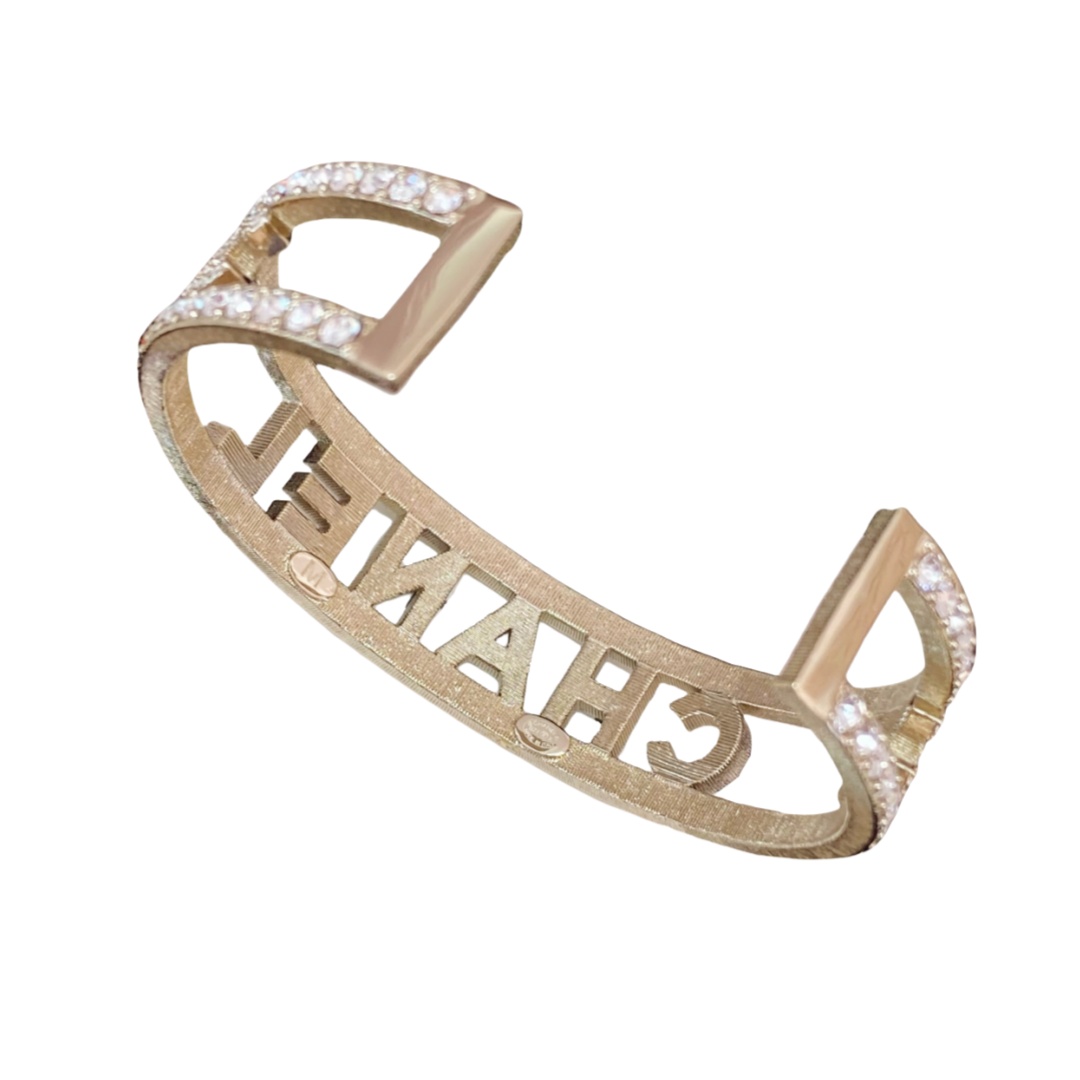 CCS016 chanel crystal bangle bracelet - ccjewelryacc