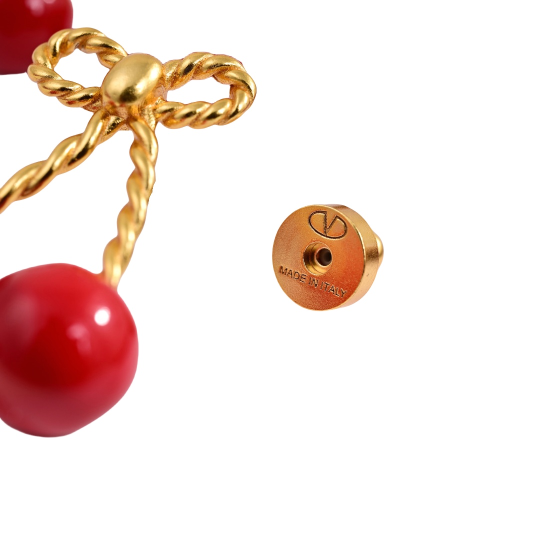 VTE131 Valentino women Chez cherry earrings - ccjewelryacc