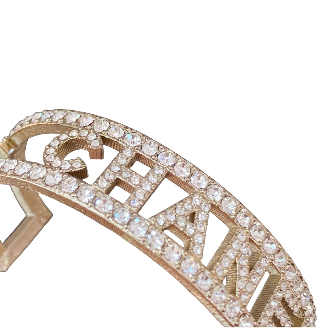 CCS016 chanel crystal bangle bracelet - ccjewelryacc