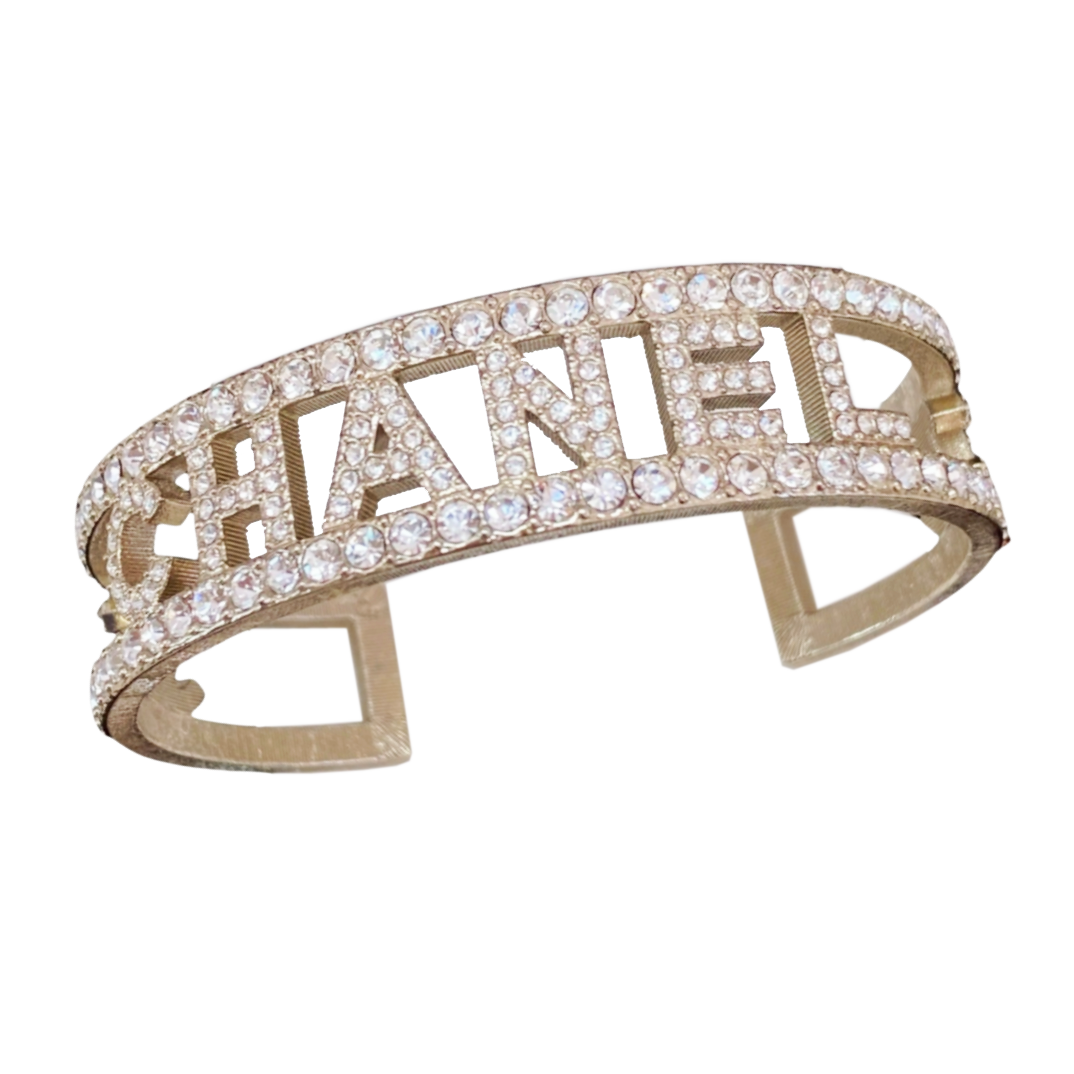 CCS016 chanel crystal bangle bracelet - ccjewelryacc