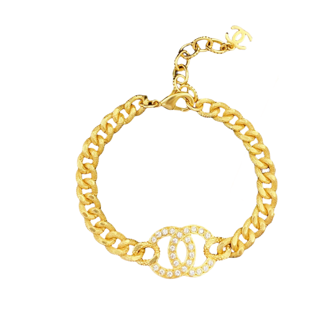 CCS085 chanel chunky chain bracelet - ccjewelryacc