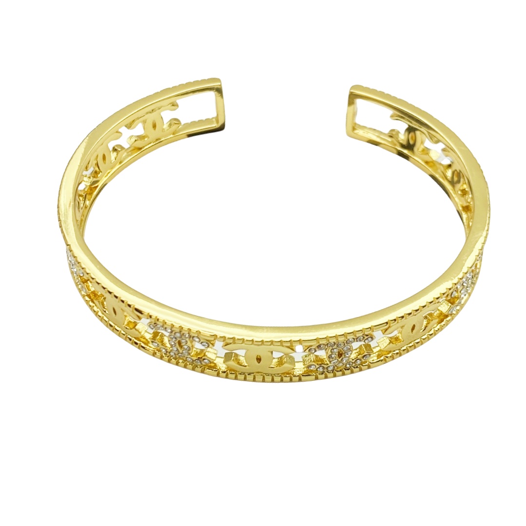 CCS095 CC logo bangle bracelet - ccjewelryacc