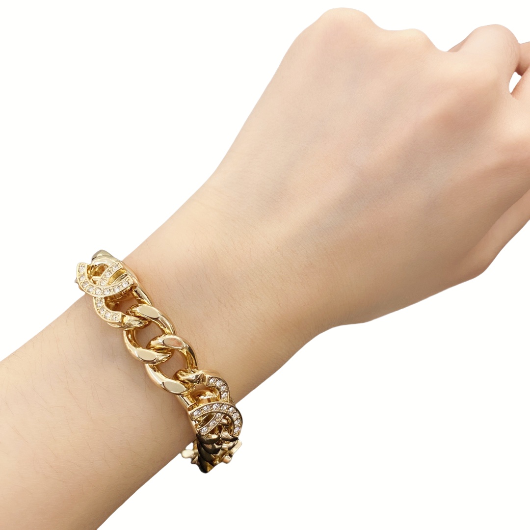CCS145 Metal chunky bracelet link - ccjewelryacc