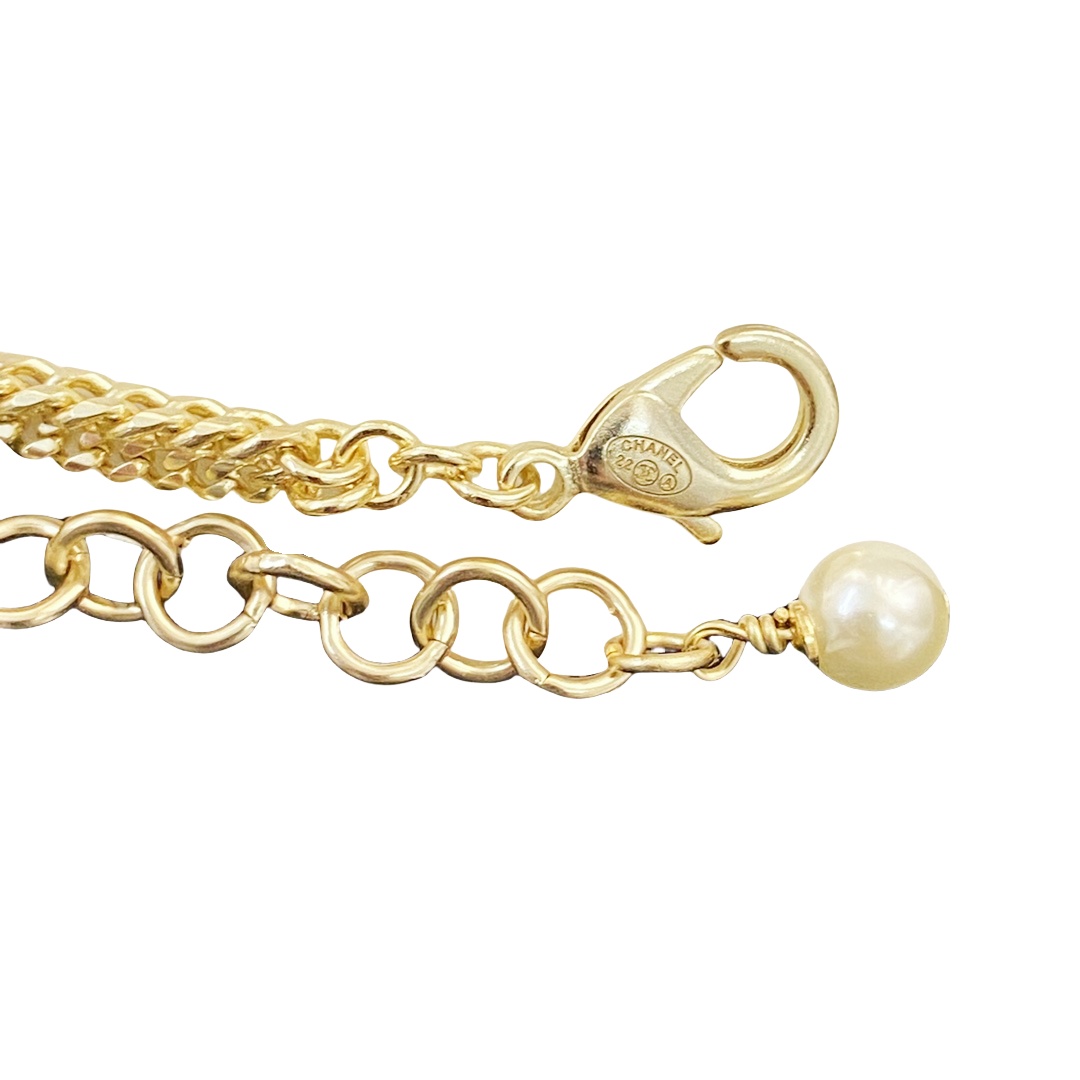 CCS050 Chanel heart bracelet chain - ccjewelryacc