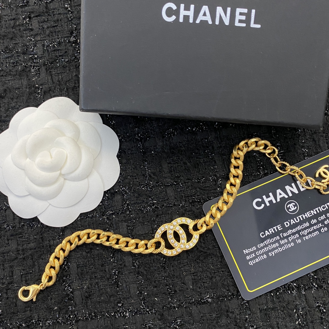 CCS085 chanel chunky chain bracelet - ccjewelryacc
