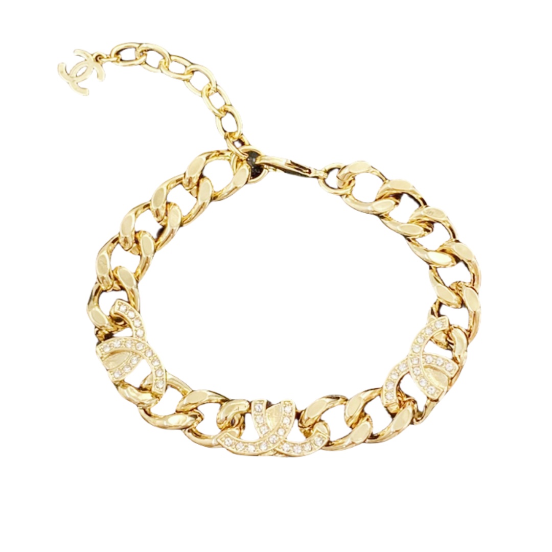 CCS145 Metal chunky bracelet link - ccjewelryacc