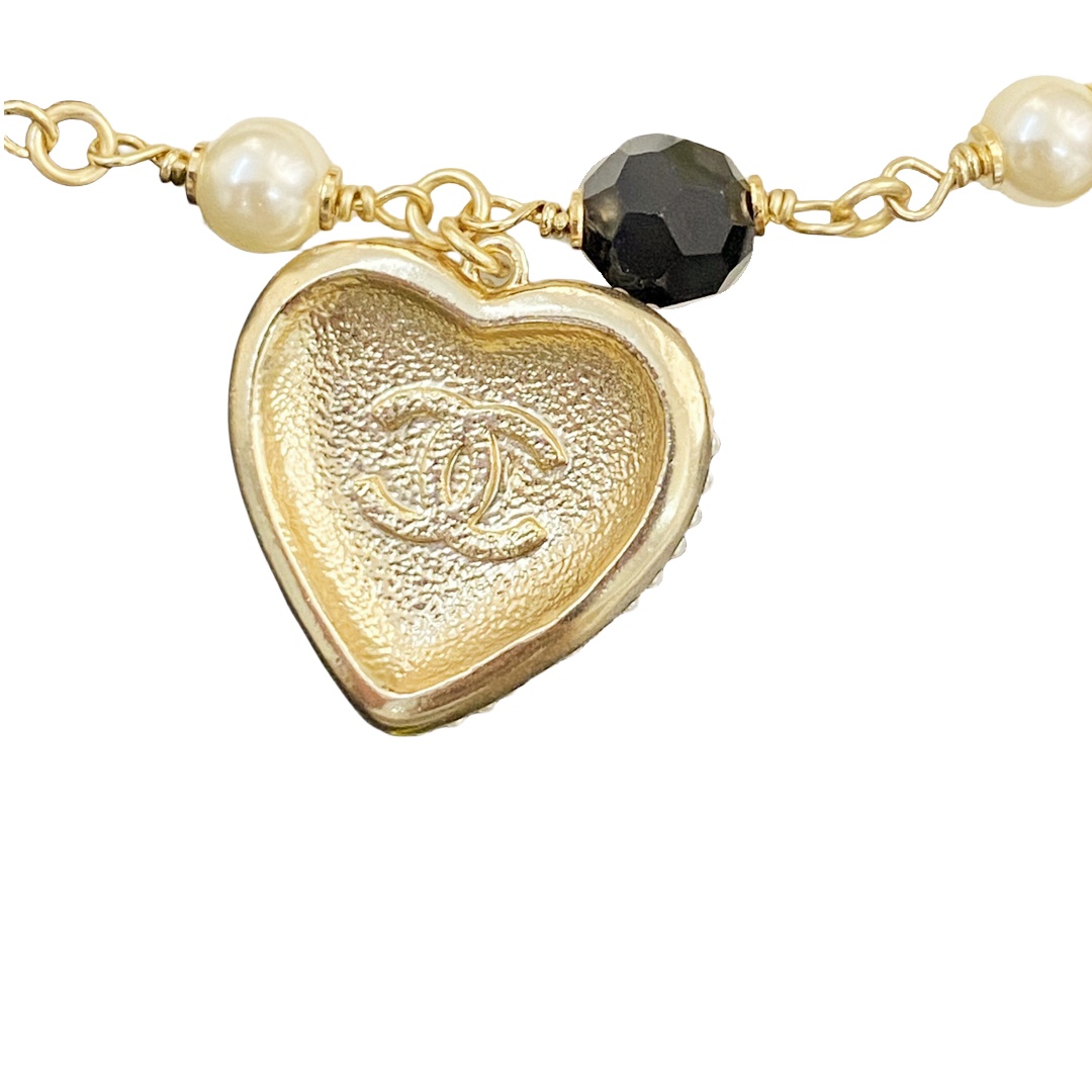 CCS050 Chanel heart bracelet chain - ccjewelryacc