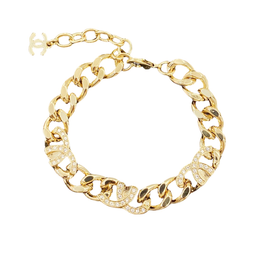 CCS145 Metal chunky bracelet link - ccjewelryacc