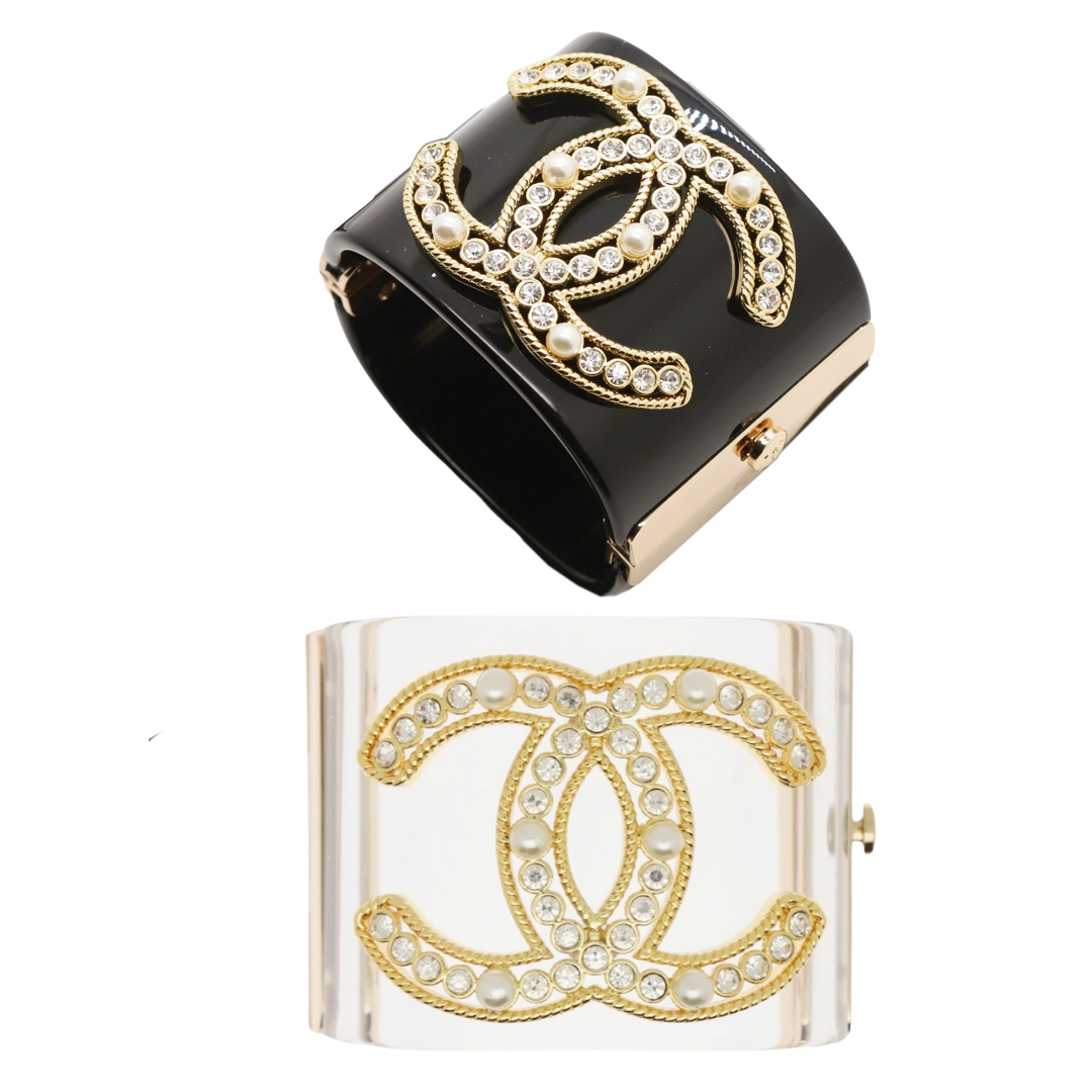 CCS067 Acrylic chanel cuff - ccjewelryacc