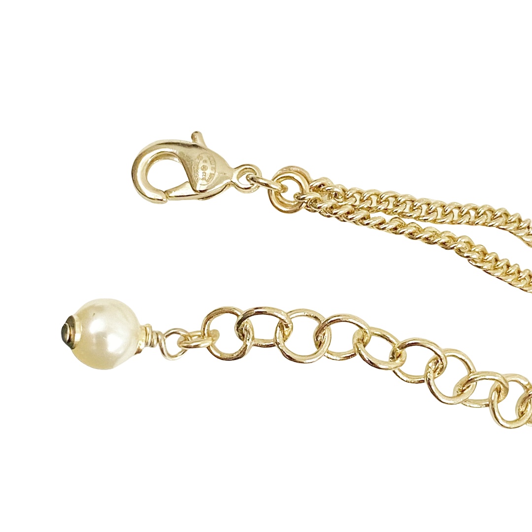 CCS039 Chanel pearl bag bracelet - ccjewelryacc