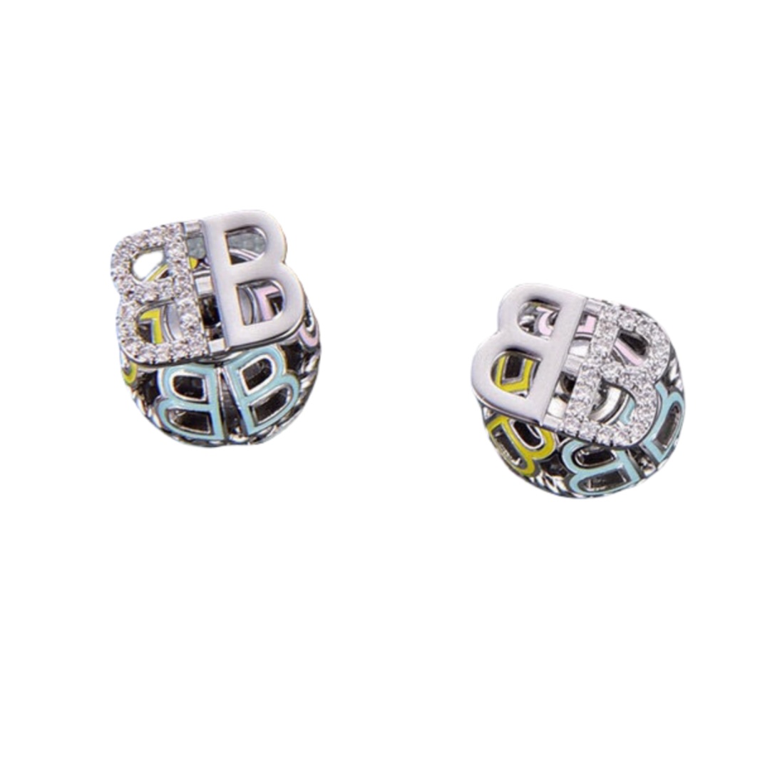 BAE004 Balenciaga Monaco stud earrings - ccjewelryacc