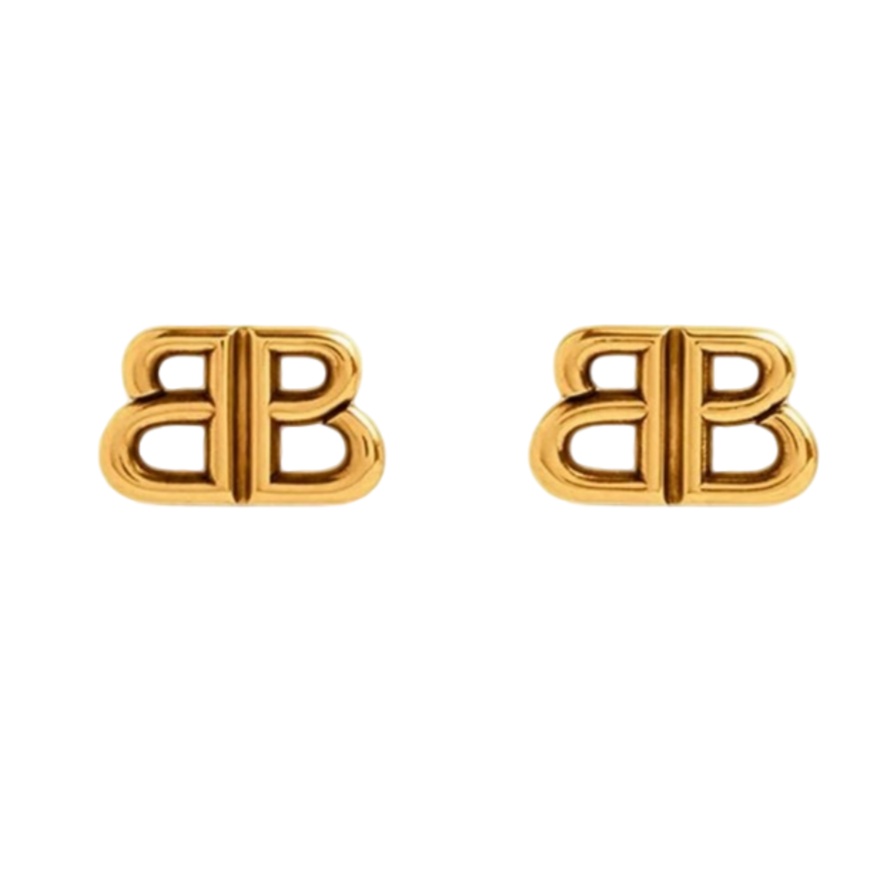 BAE002 Balenciaga Monaco stud earrings - ccjewelryacc