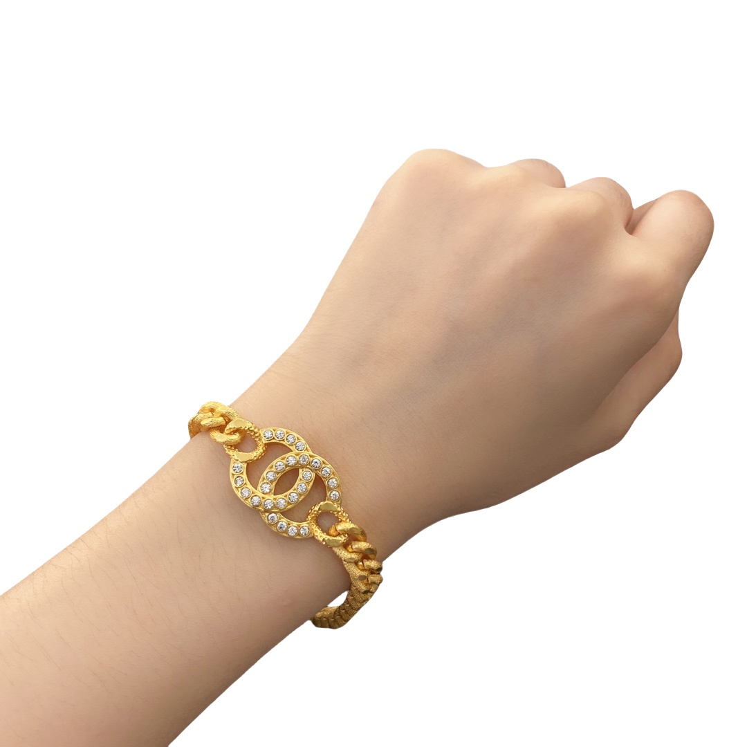 CCS085 chanel chunky chain bracelet - ccjewelryacc