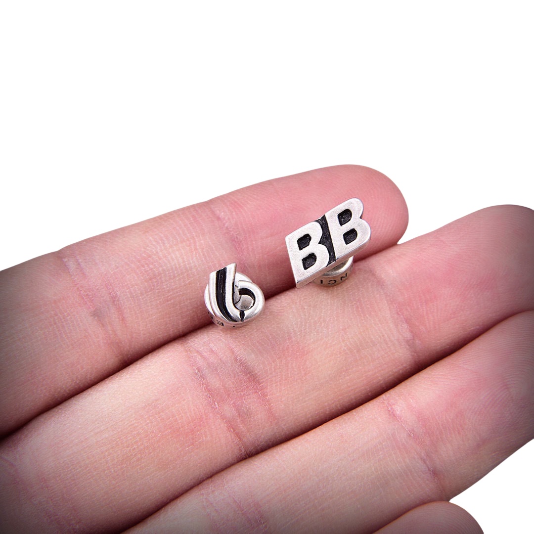 BAE010 Balenciaga BB Letter stud earrings - ccjewelryacc