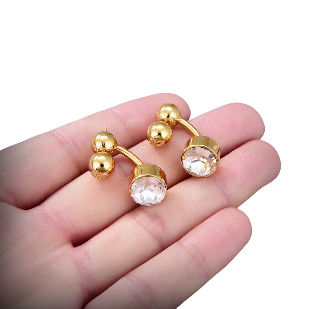 BAE018 Balenciaga diamond earring - ccjewelryacc