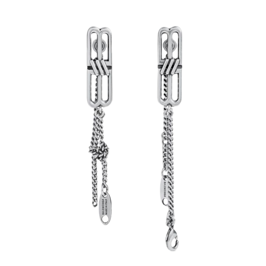 BAE022 Balenciaga BB ICON Tangled fashion earrings - ccjewelryacc