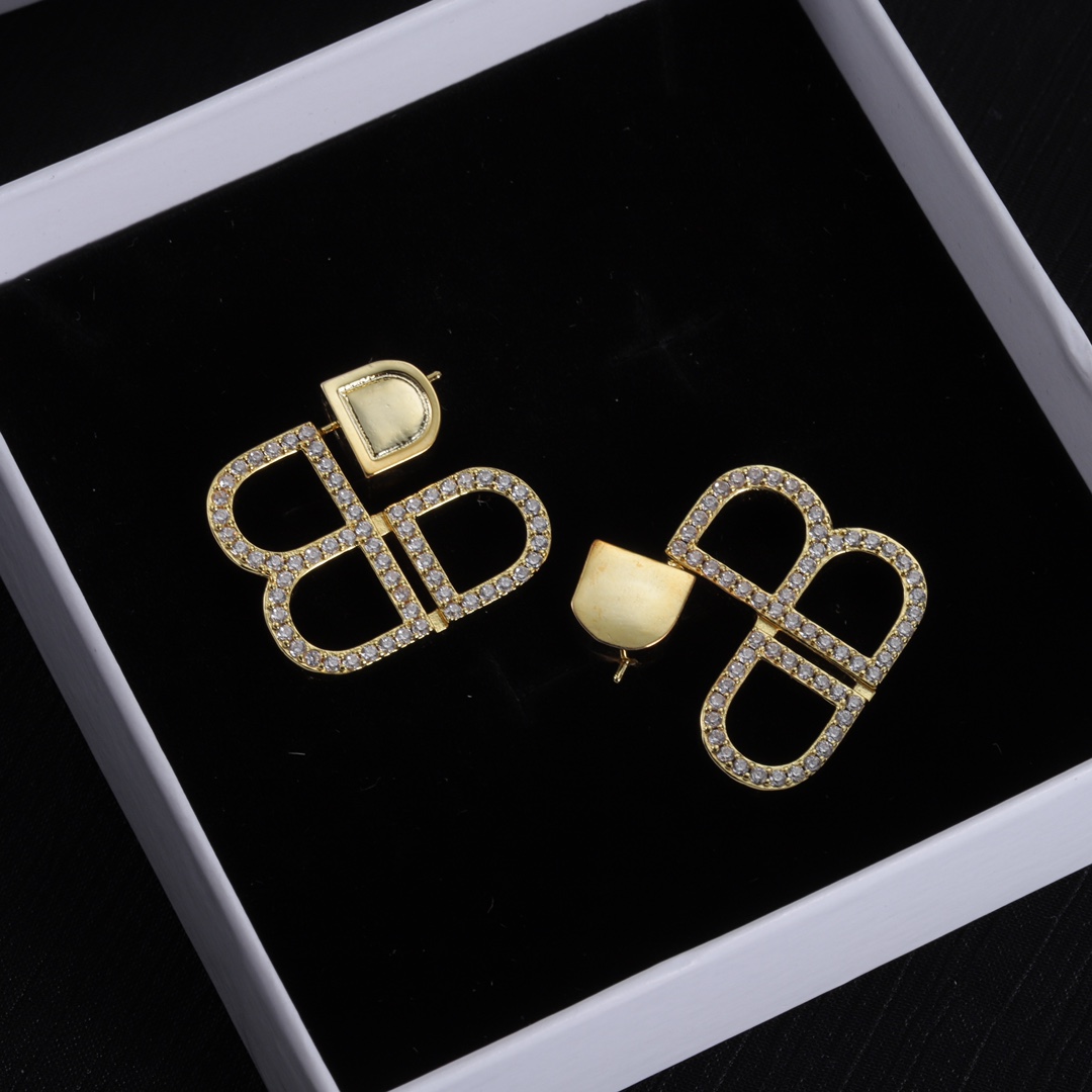 BAE026 Balenciaga BB ICON fashion earrings - ccjewelryacc