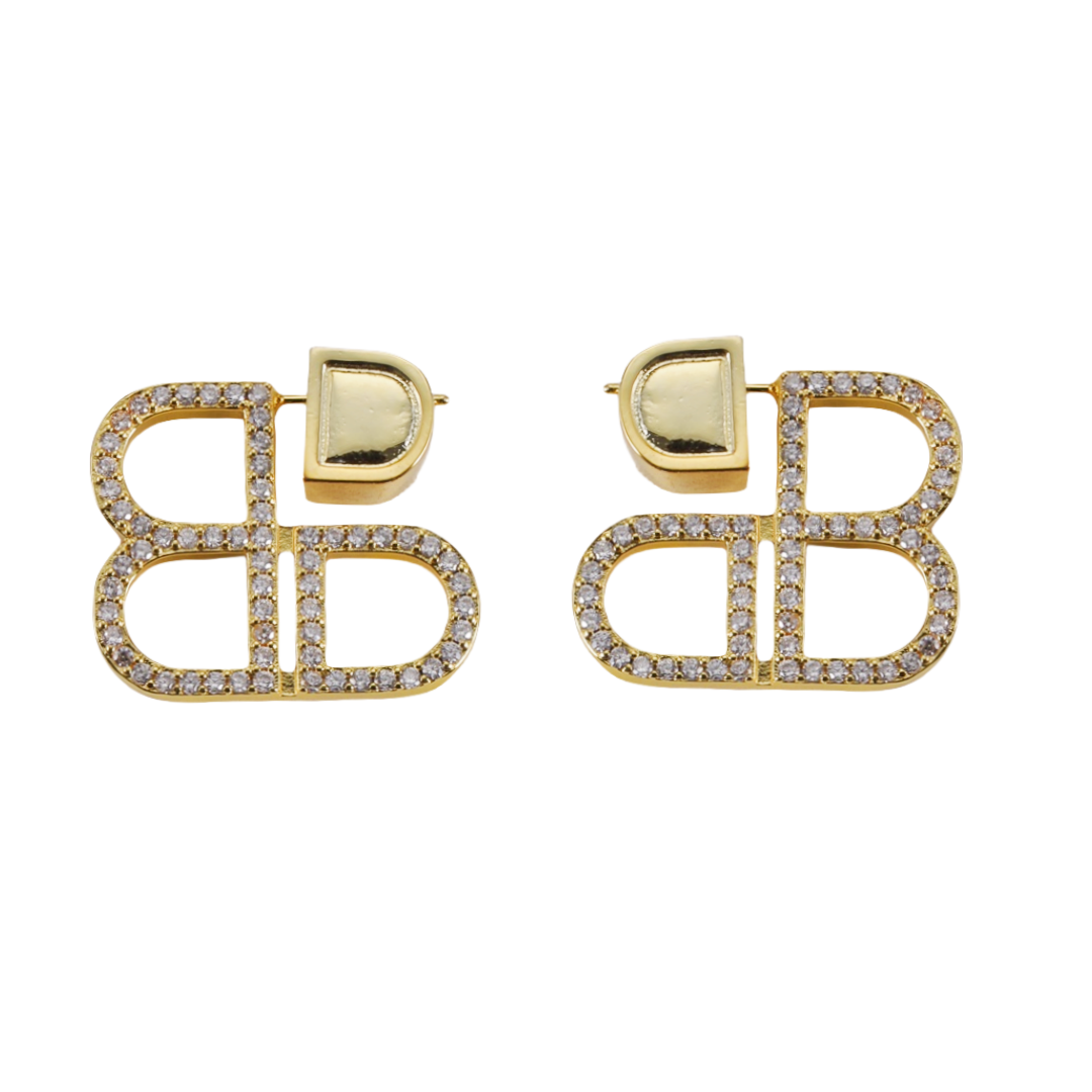 BAE026 Balenciaga BB ICON fashion earrings - ccjewelryacc