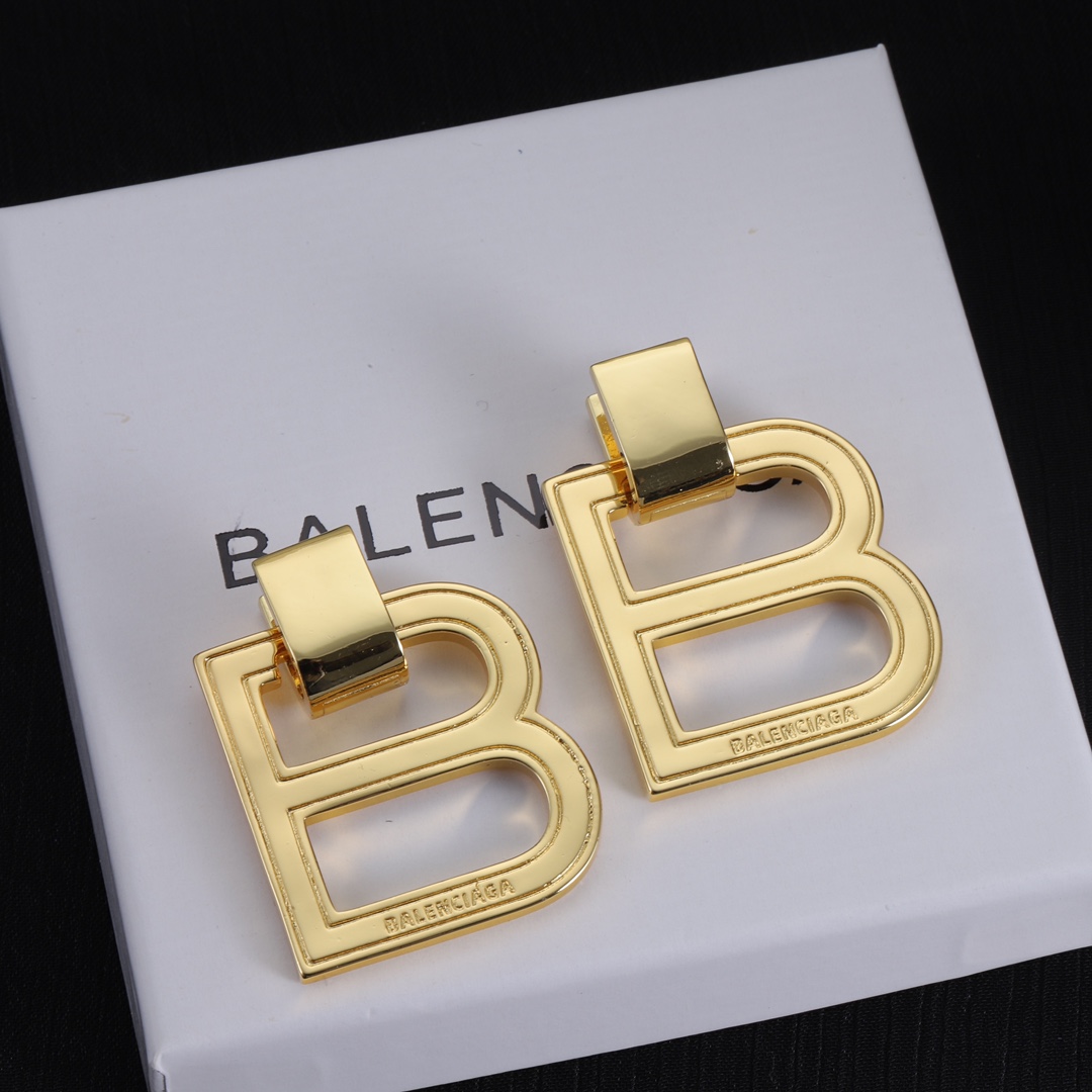 BAE027 Balenciaga BB ICON fashion earrings - ccjewelryacc