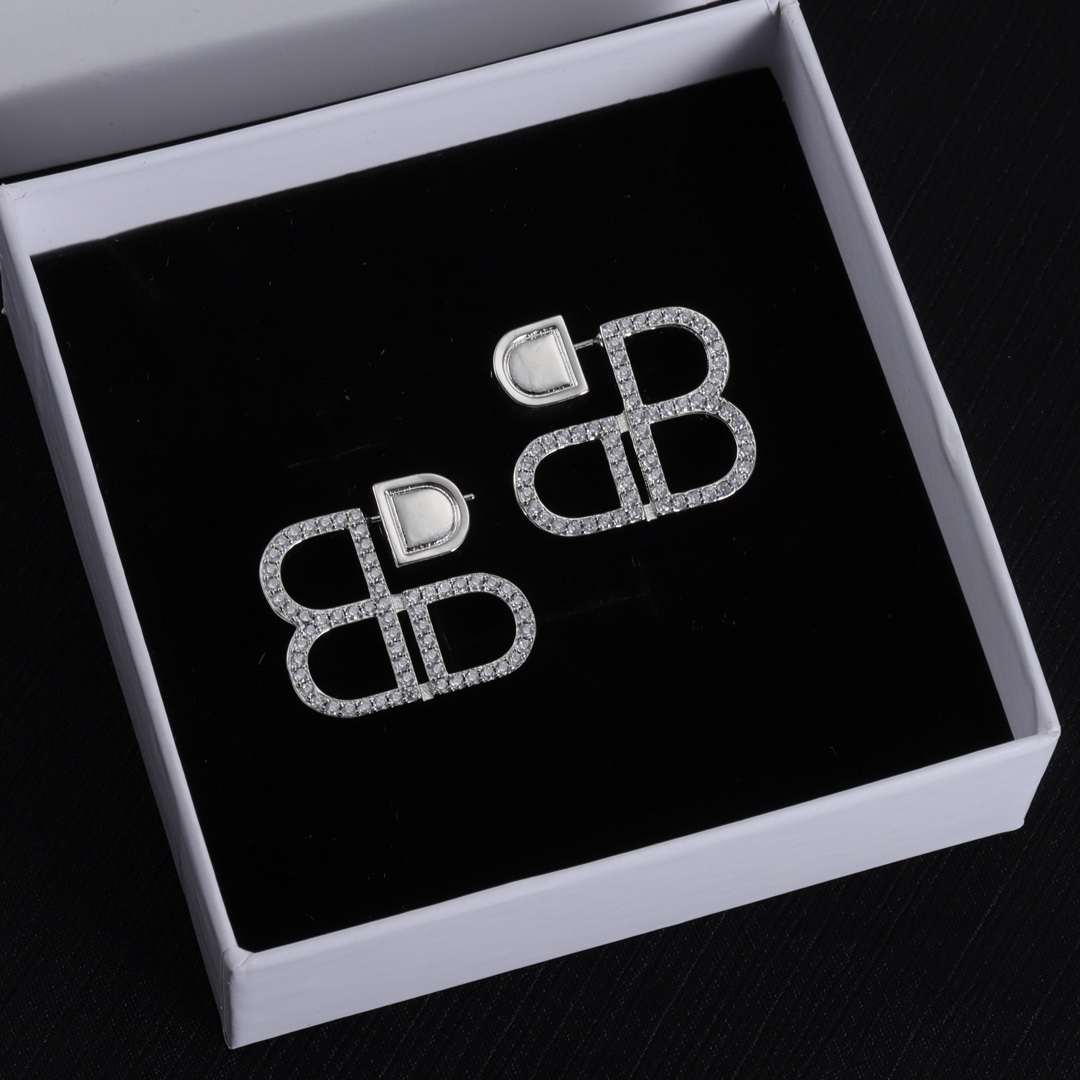 BAE026 Balenciaga BB ICON fashion earrings - ccjewelryacc