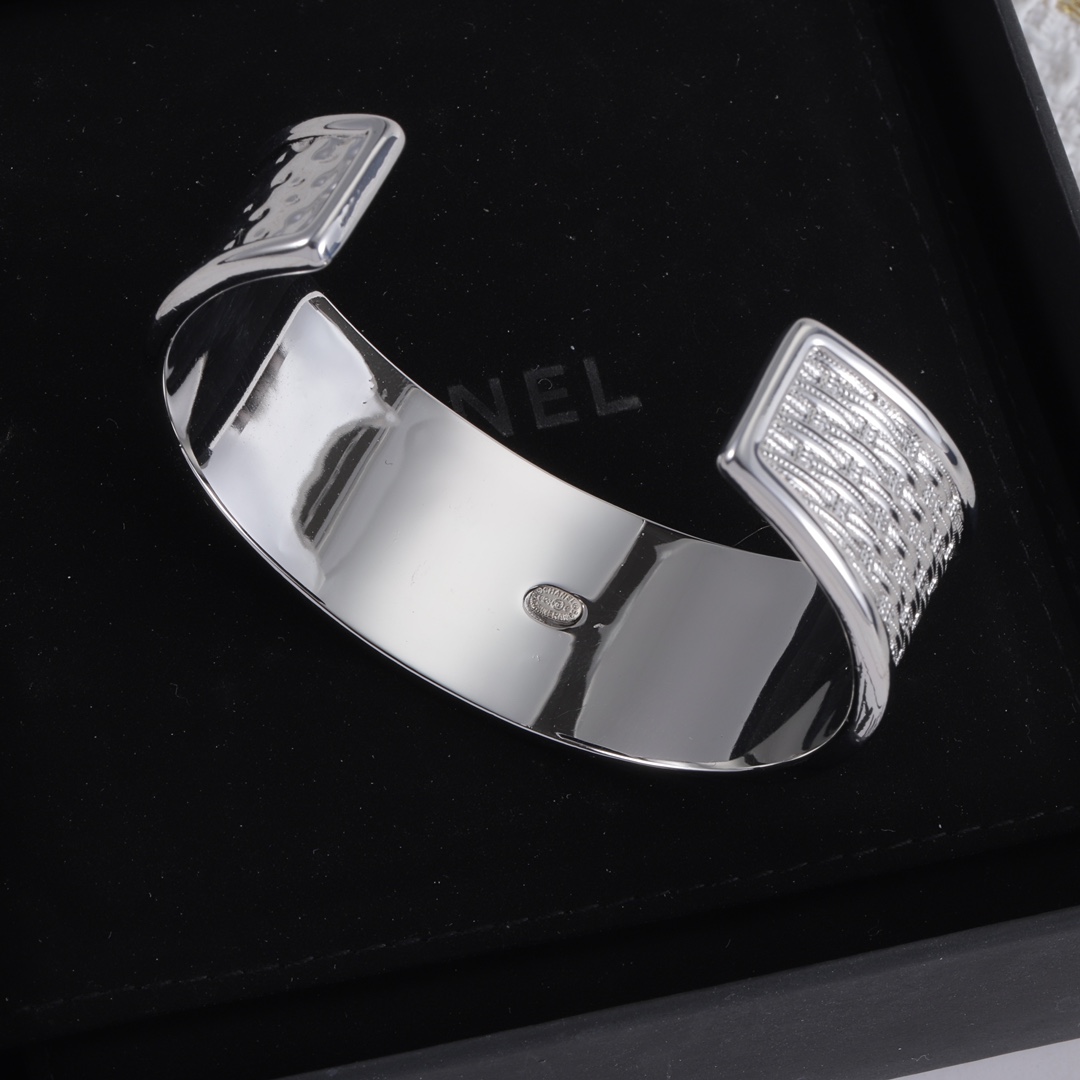 CCS003 Metal embossment CC bracelet - ccjewelryacc