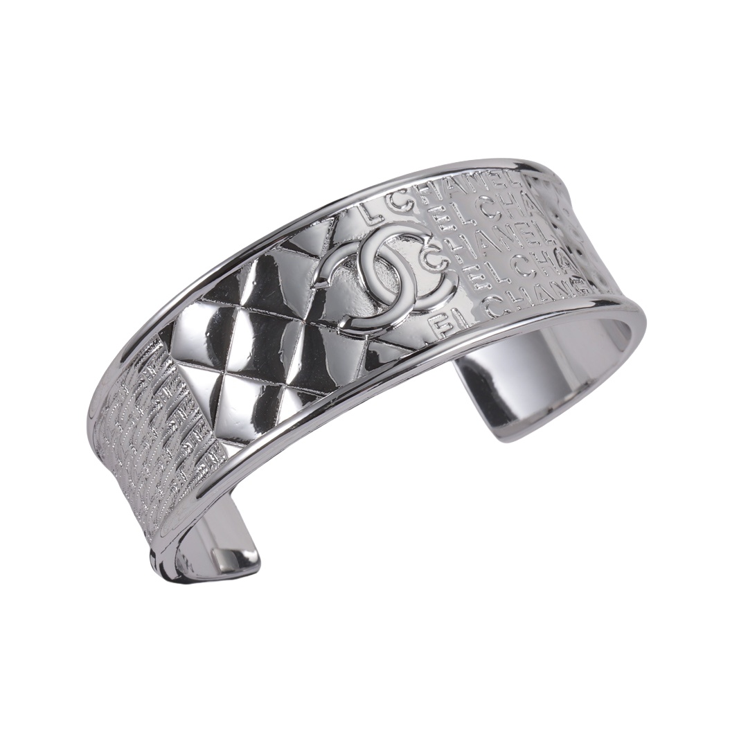 CCS003 Metal embossment CC bracelet - ccjewelryacc
