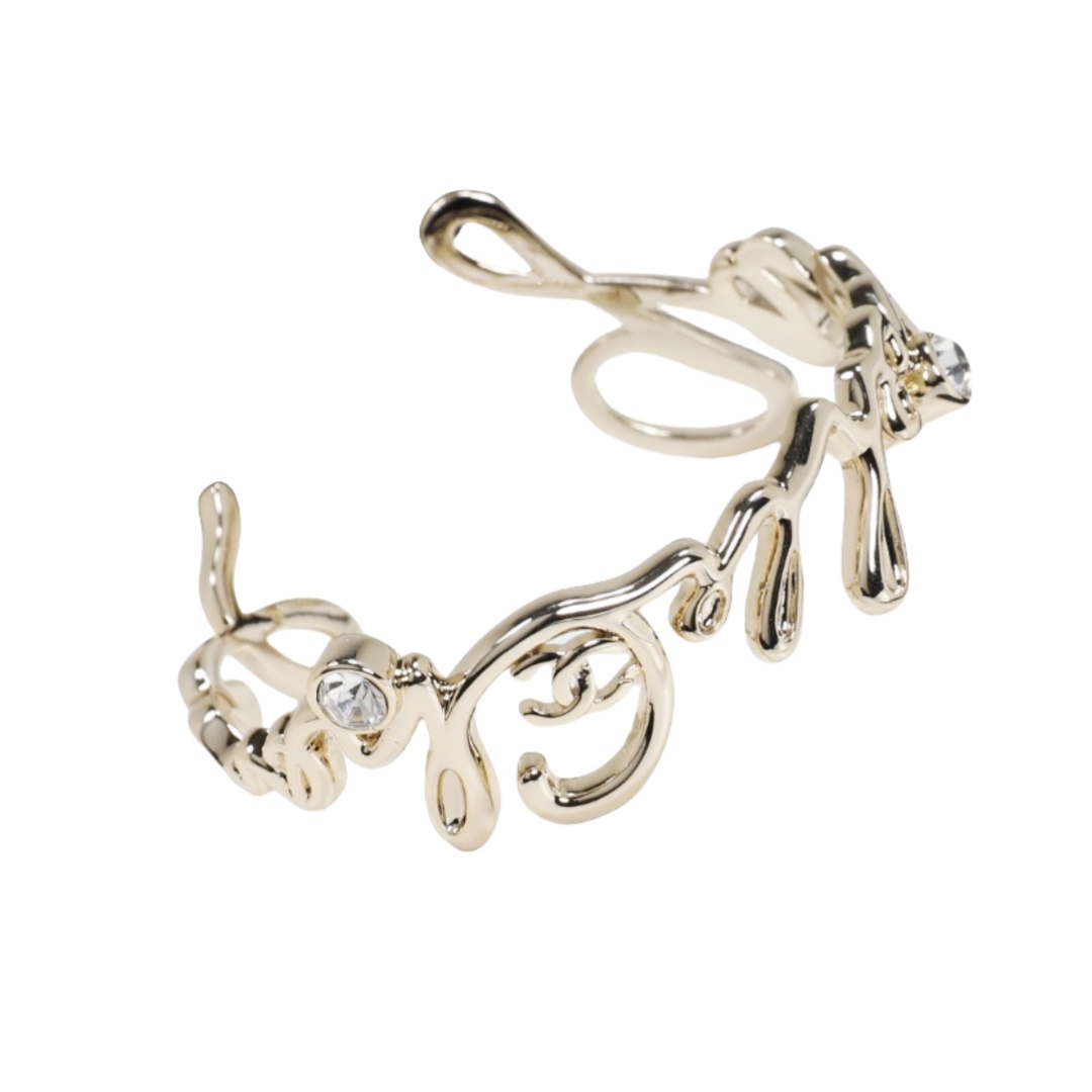 CCS126 Chanel letter bangle bracelet - ccjewelryacc