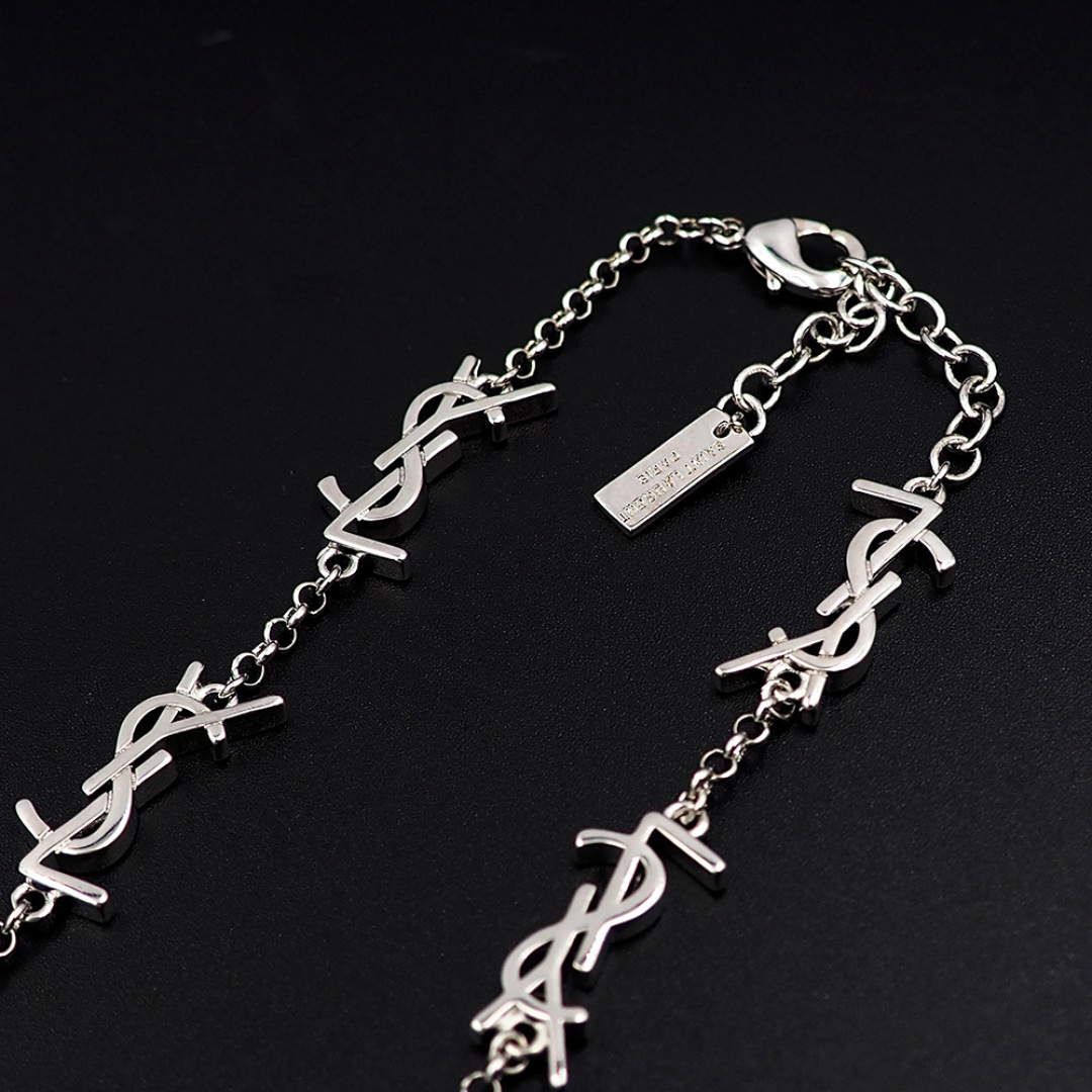 YYN004 YSL letter Cassandre choker necklace 12 motif - ccjewelryacc