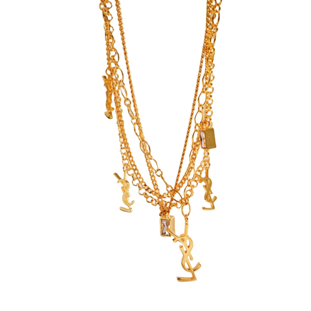 YYN017 YSL CASSANDRE choker necklace 12 motifs - ccjewelryacc