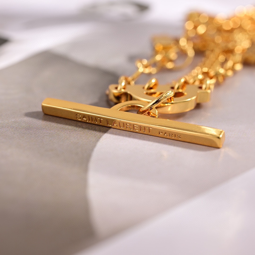 YYN017 YSL CASSANDRE choker necklace 12 motifs - ccjewelryacc