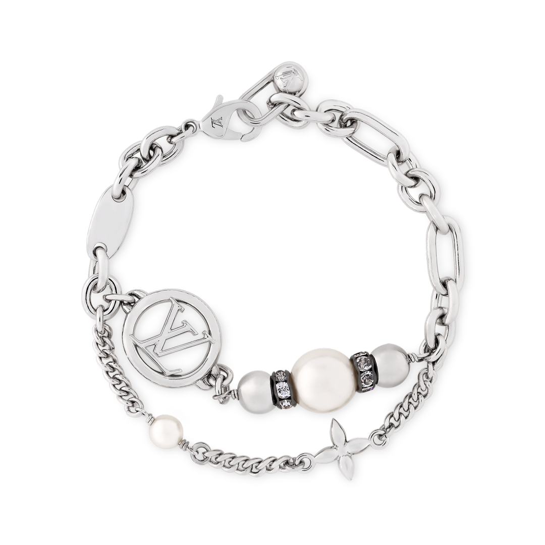 LVS081 LV M1706A Midnight Pearl Bracelet - ccjewelryacc