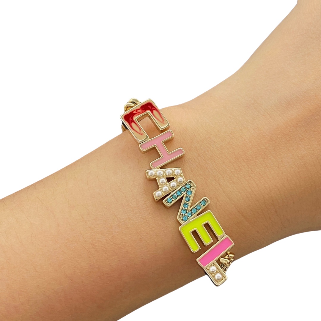 CCT190 Colorful Metal chain necklace brooch bracelet collection - ccjewelryacc