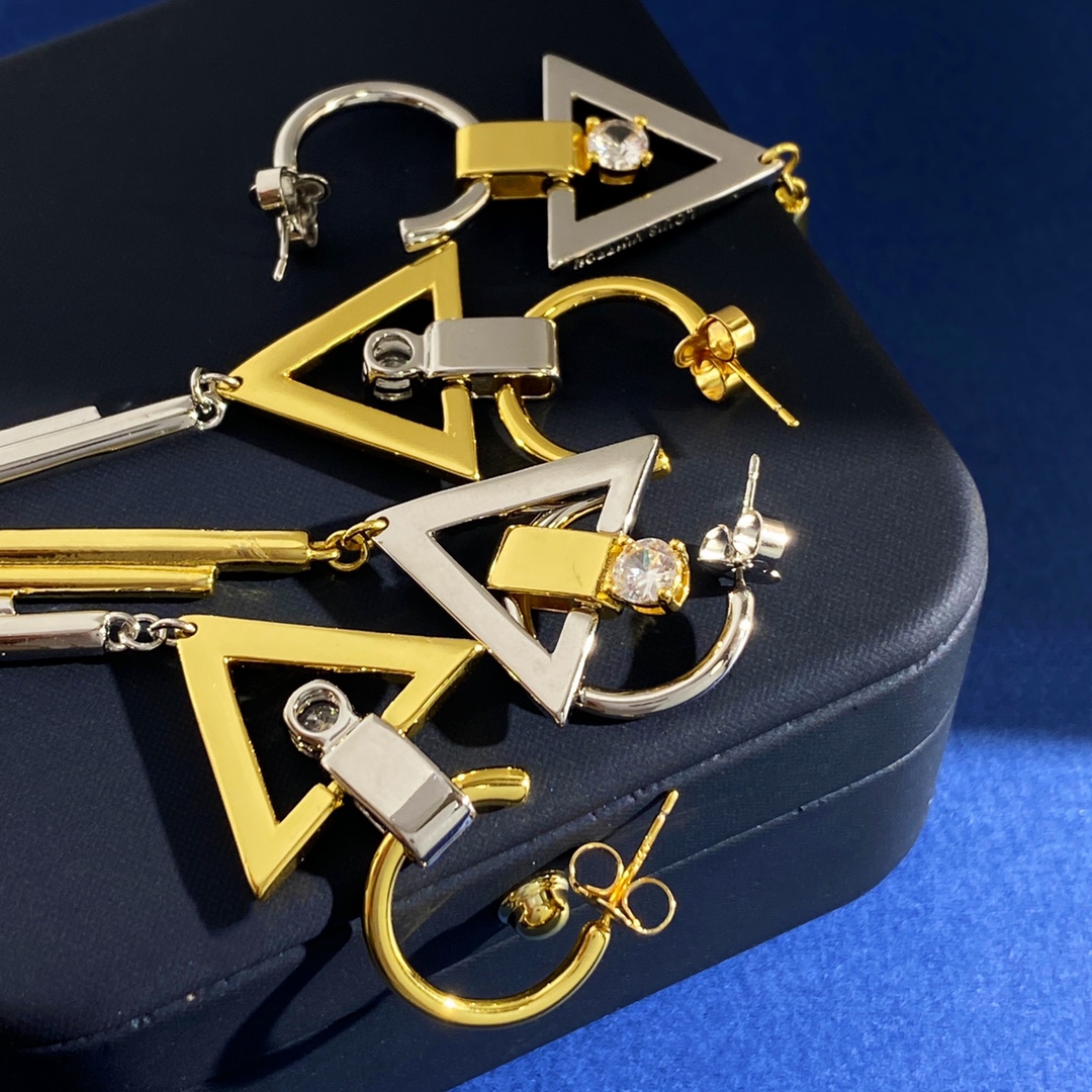LVE141 louis vuitton M02181 Sparkle V Earrings - ccjewelryacc