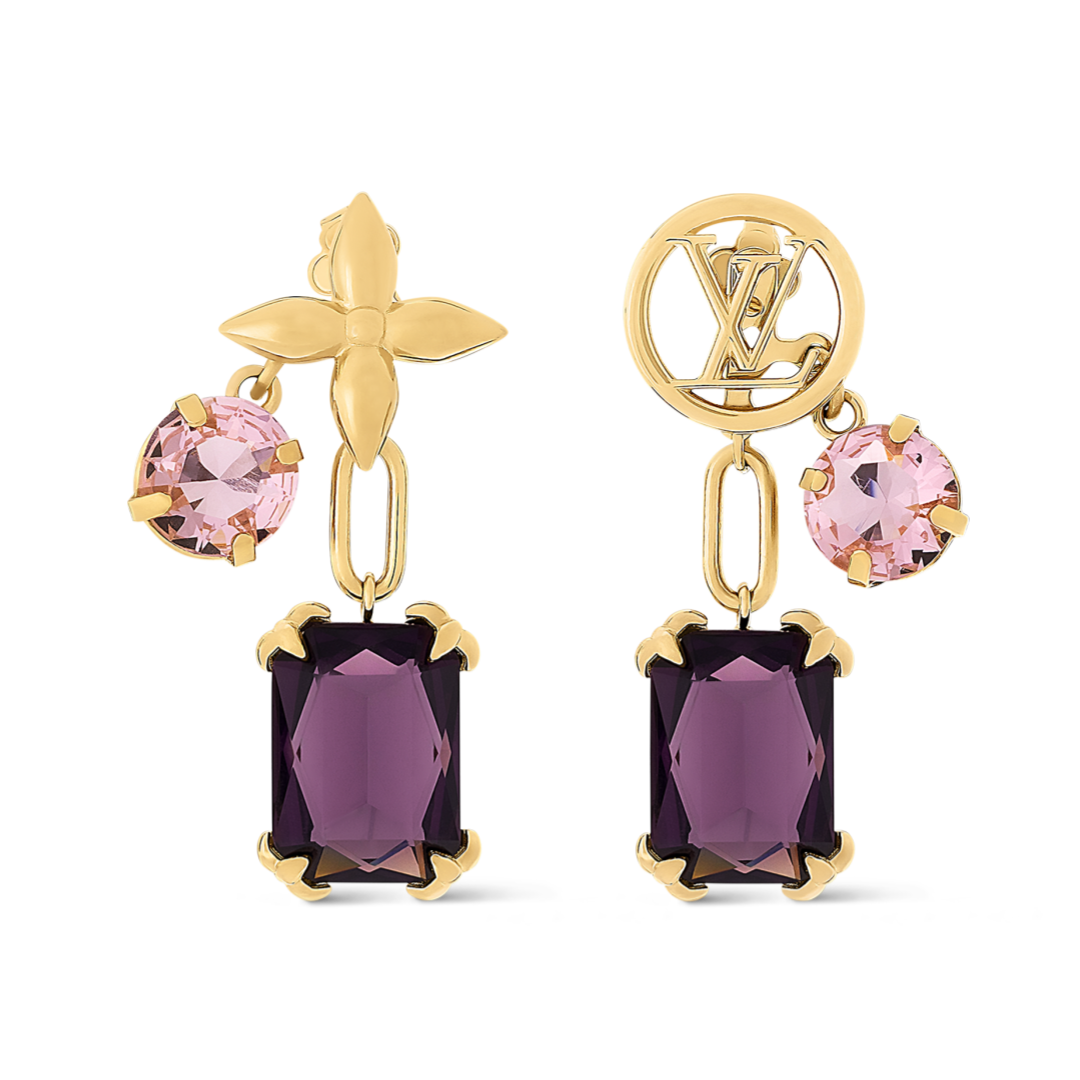LVE140 louis vuitton M02891 LV Circle Heirloom Earrings - ccfashionjewelry