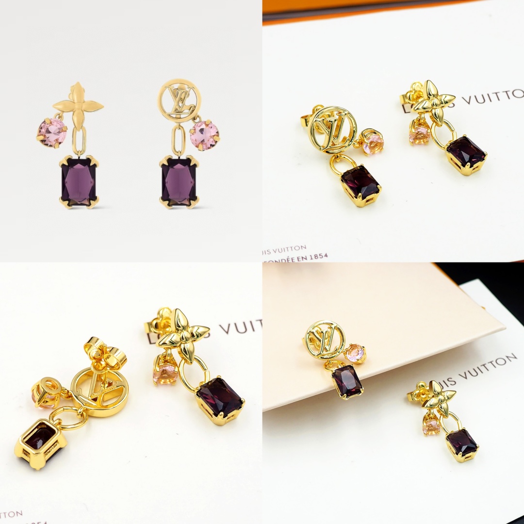 LVE140 louis vuitton M02891 LV Circle Heirloom Earrings - ccjewelryacc