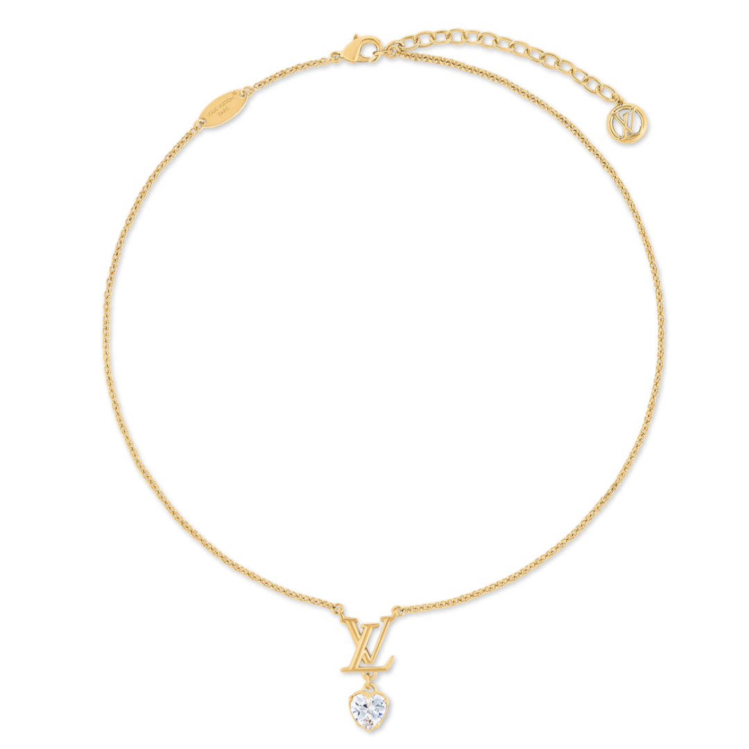 LVN097 M02387 LV Iconic Heart Necklace - ccjewelryacc