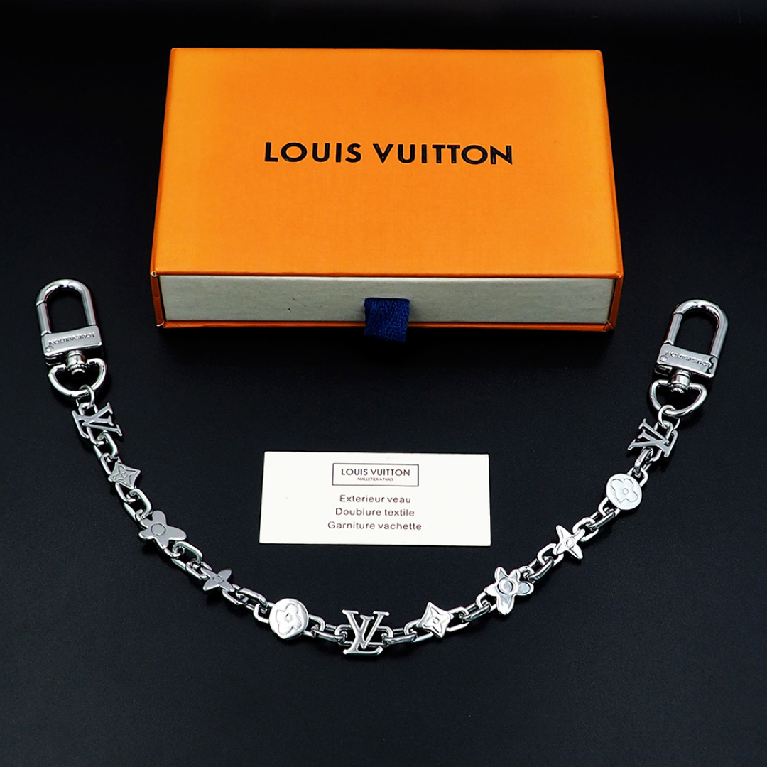 LVW001 LOUIS VUITTON LOUIS VUITTON Monogram Craggy Belt Chain And Bag Charm For Men - ccjewelryacc