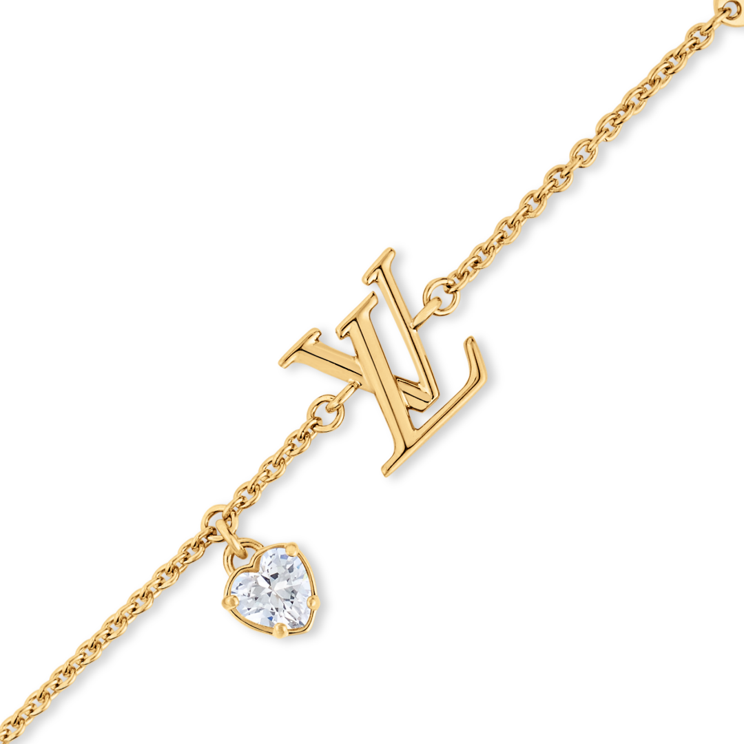 LVS084 M1342A LV Iconic Heart Bracelet - ccjewelryacc
