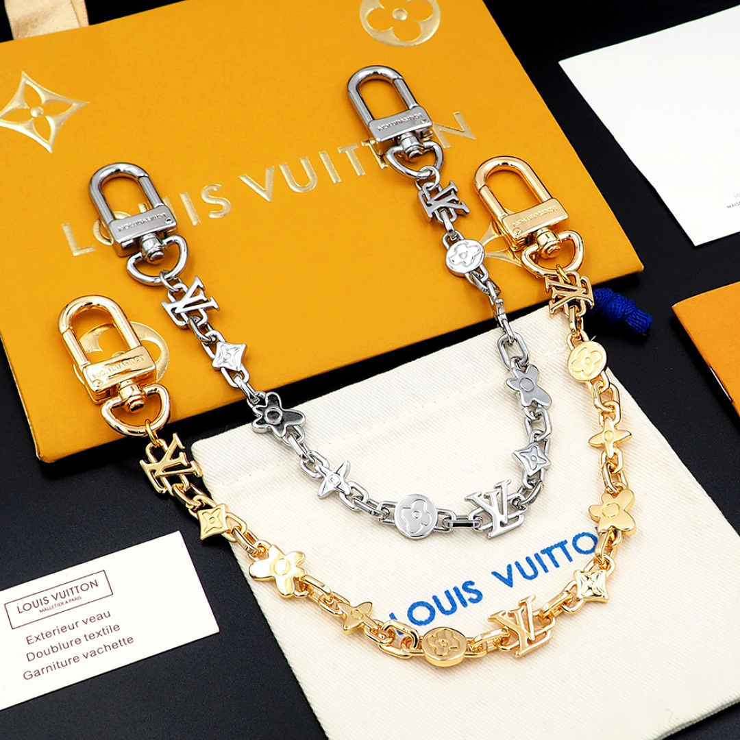 LVW001 LOUIS VUITTON LOUIS VUITTON Monogram Craggy Belt Chain And Bag Charm For Men - ccjewelryacc