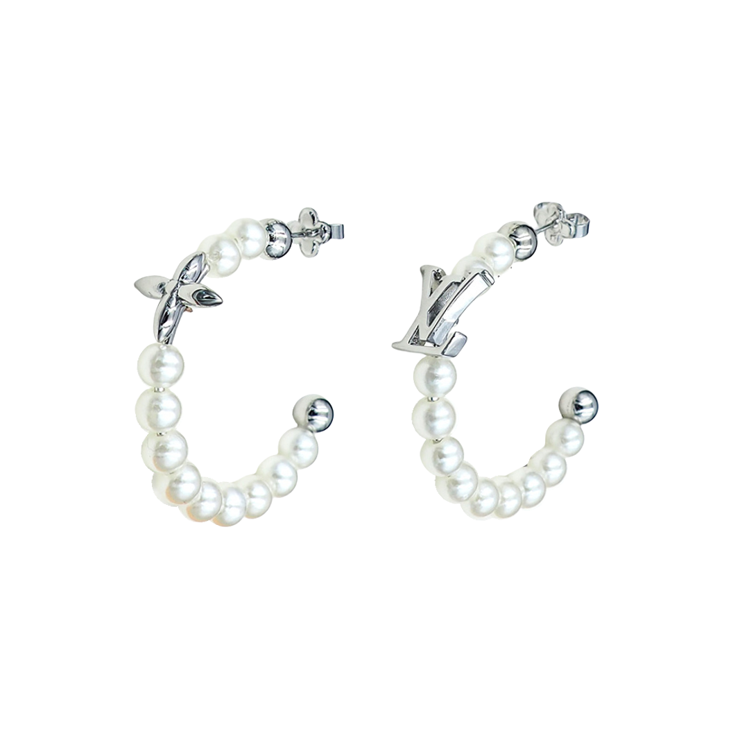 LVE144 Louis vuitton MY LV Pearl earrings - ccjewelryacc