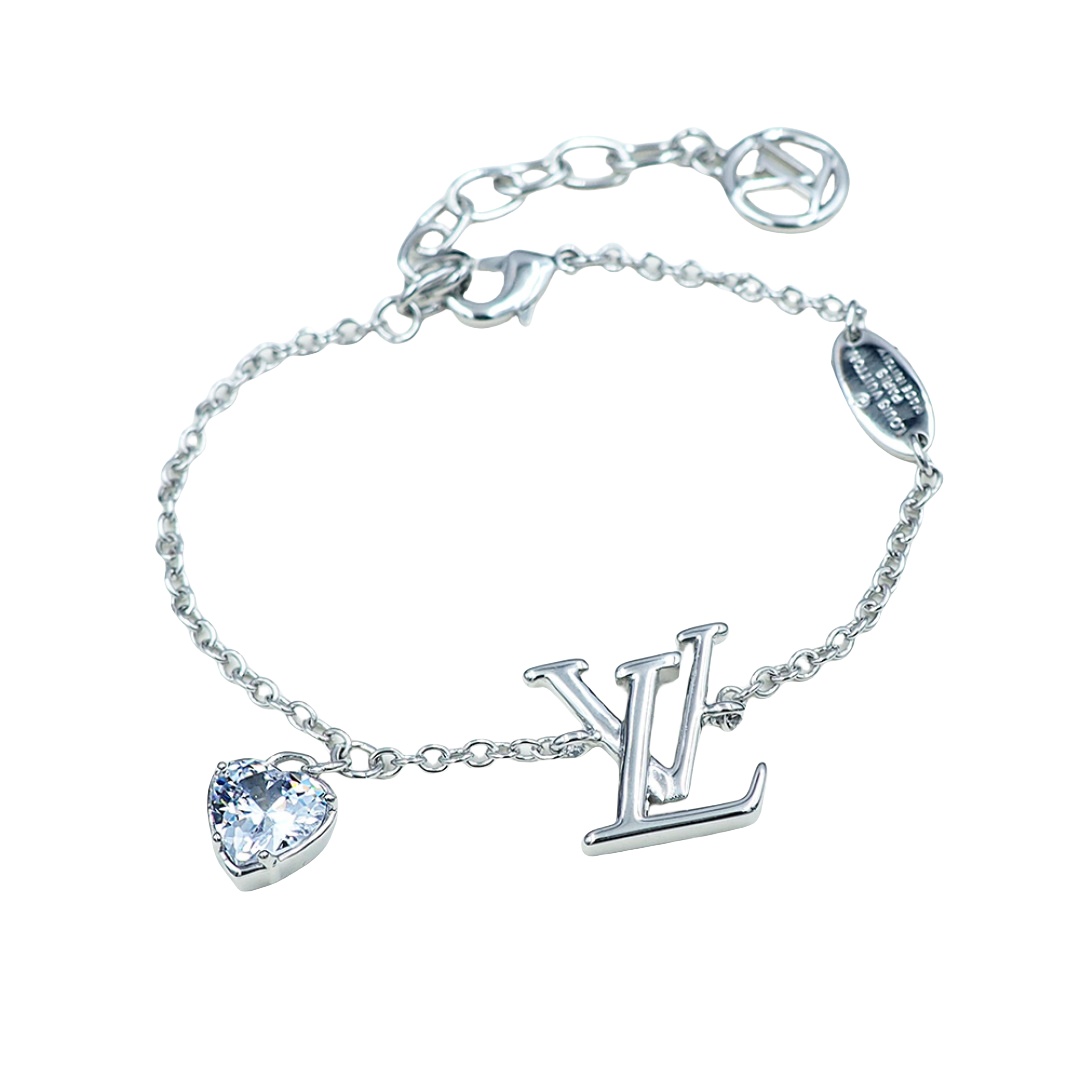 LVS084 M1342A LV Iconic Heart Bracelet - ccjewelryacc