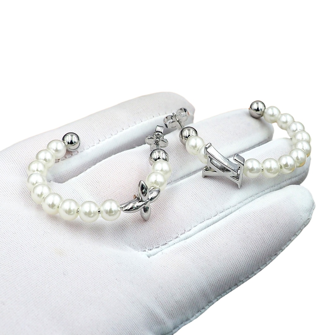 LVE144 Louis vuitton MY LV Pearl earrings - ccjewelryacc