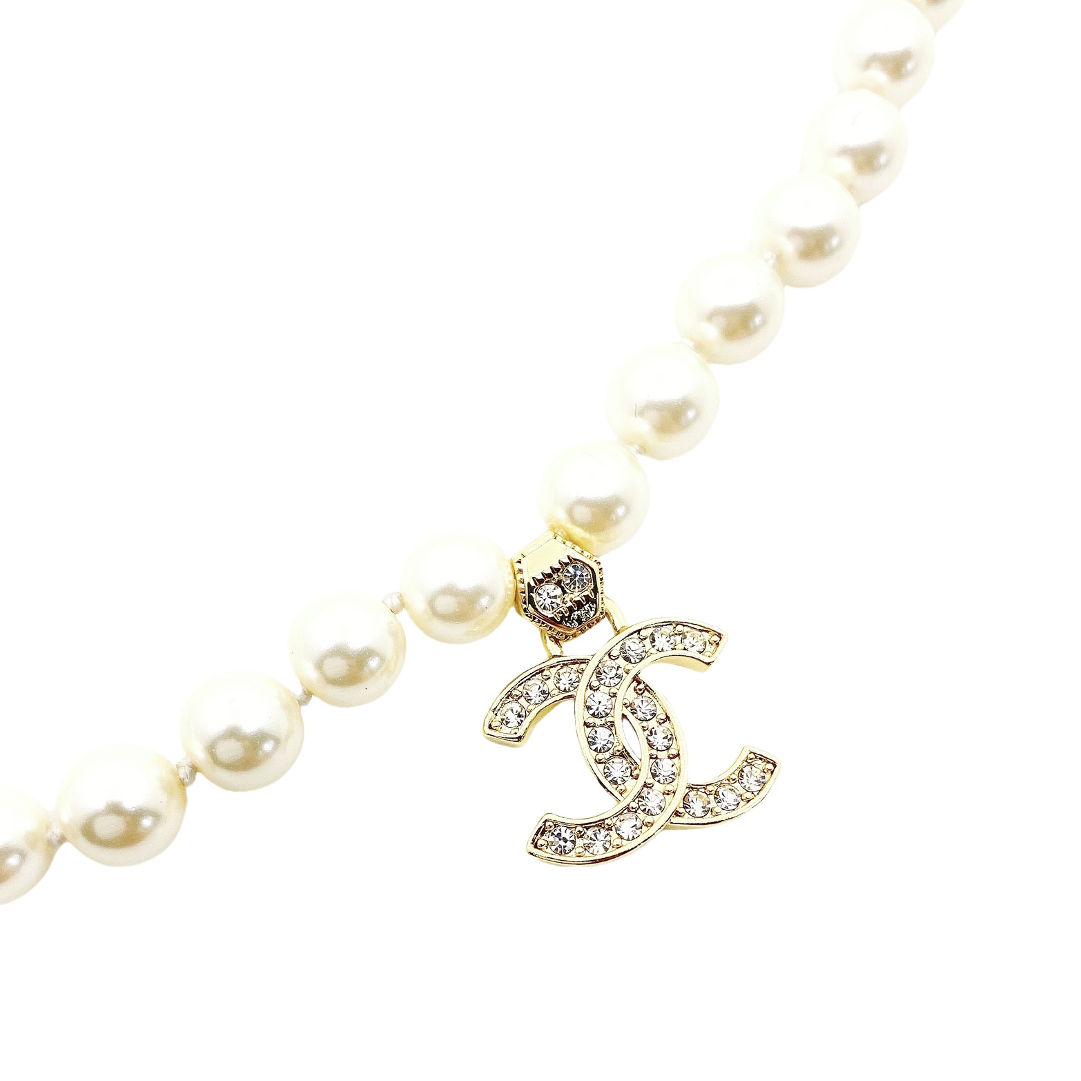 CCN026 Chanel Pearl choker necklace - ccjewelryacc