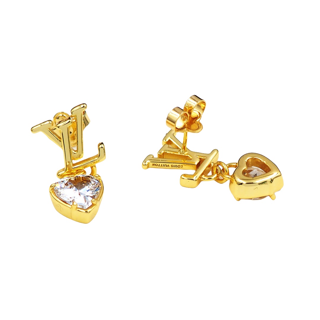 LVE143 louis vuitton LV Iconic Heart earrings for women - ccjewelryacc