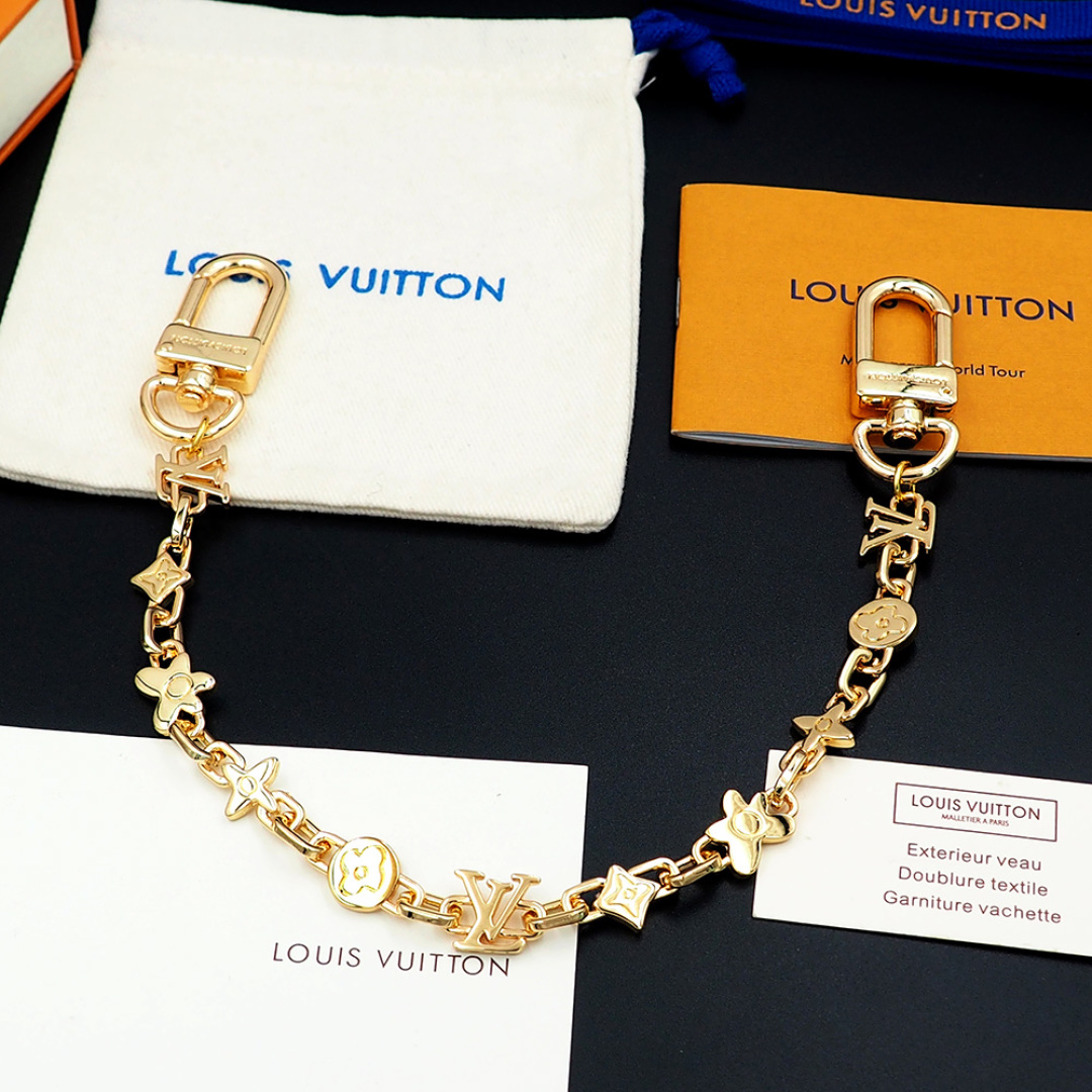 LVW001 LOUIS VUITTON LOUIS VUITTON Monogram Craggy Belt Chain And Bag Charm For Men - ccjewelryacc