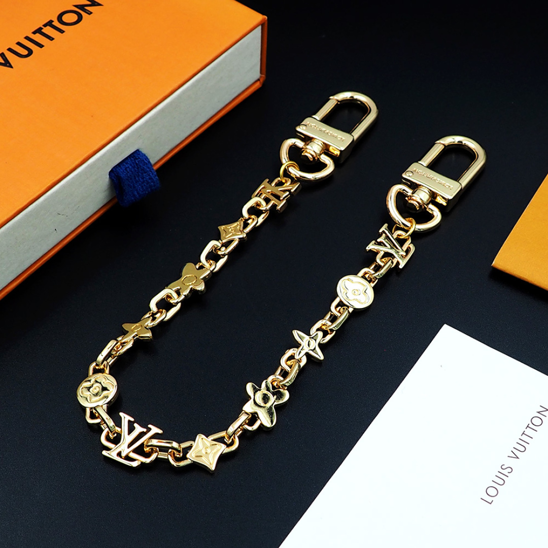 LVW001 LOUIS VUITTON LOUIS VUITTON Monogram Craggy Belt Chain And Bag Charm For Men - ccjewelryacc