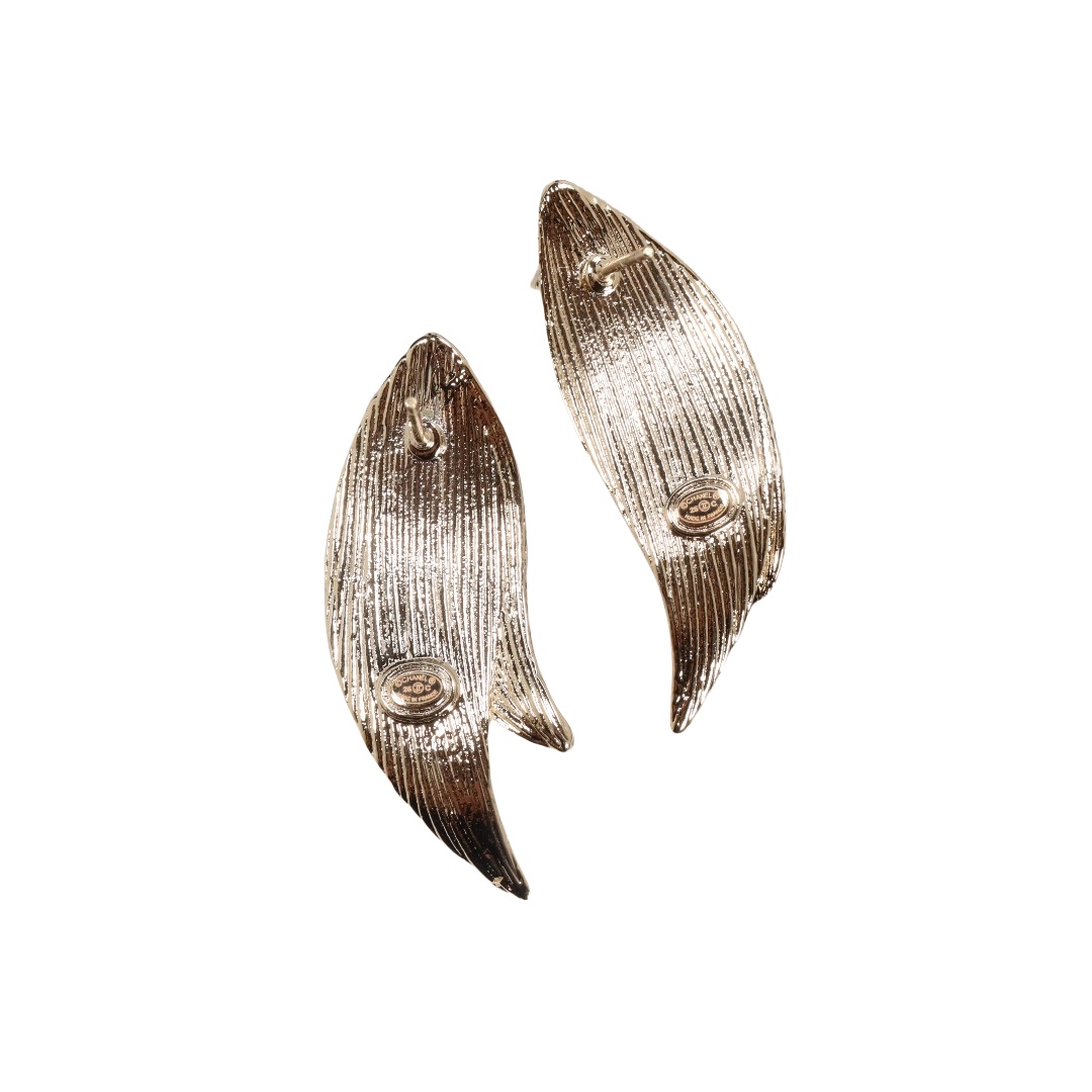 CCE331 Chanel wing earrings for women - ccjewelryacc