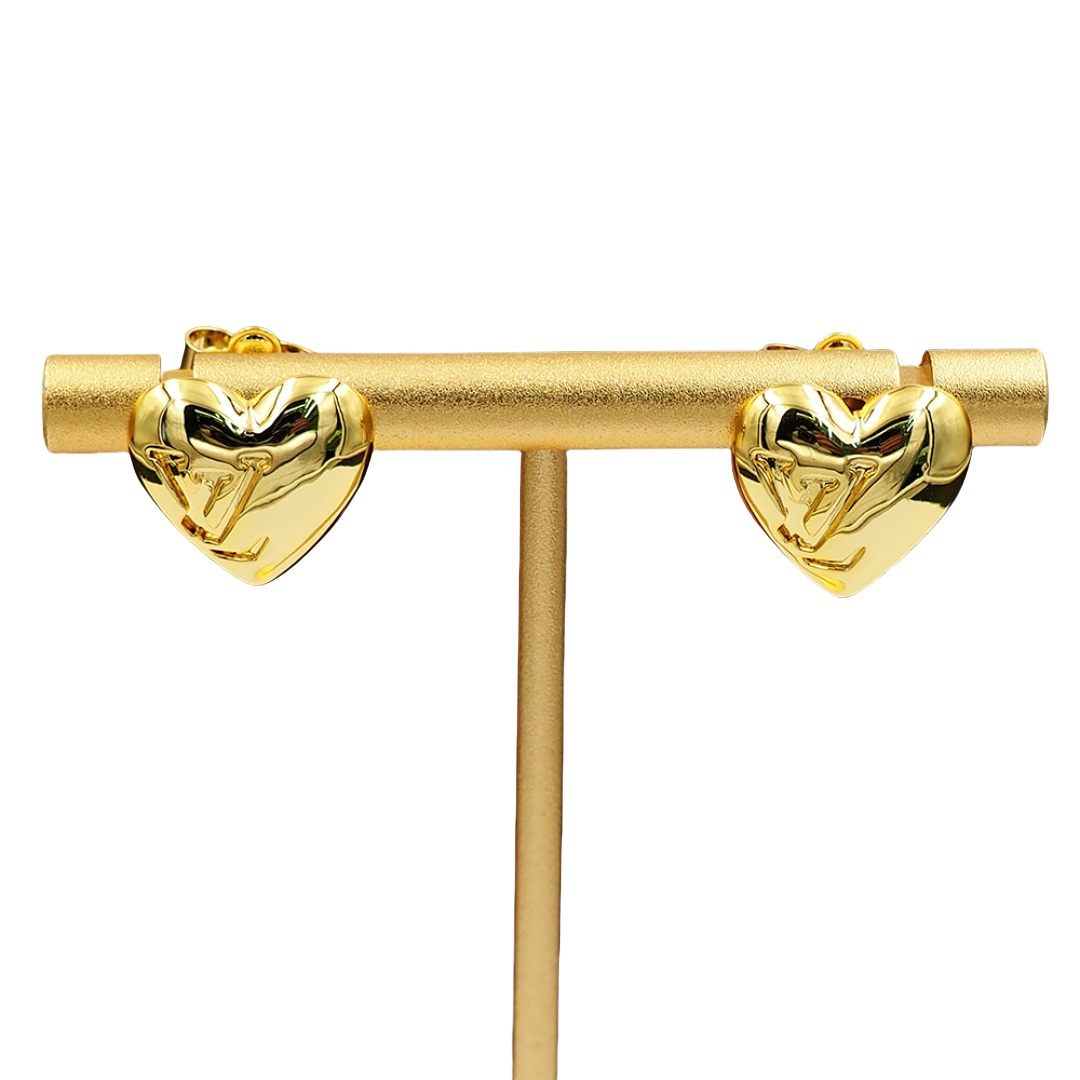 LVE146 Louis vuitton Blooming Heart stud earrings - ccjewelryacc
