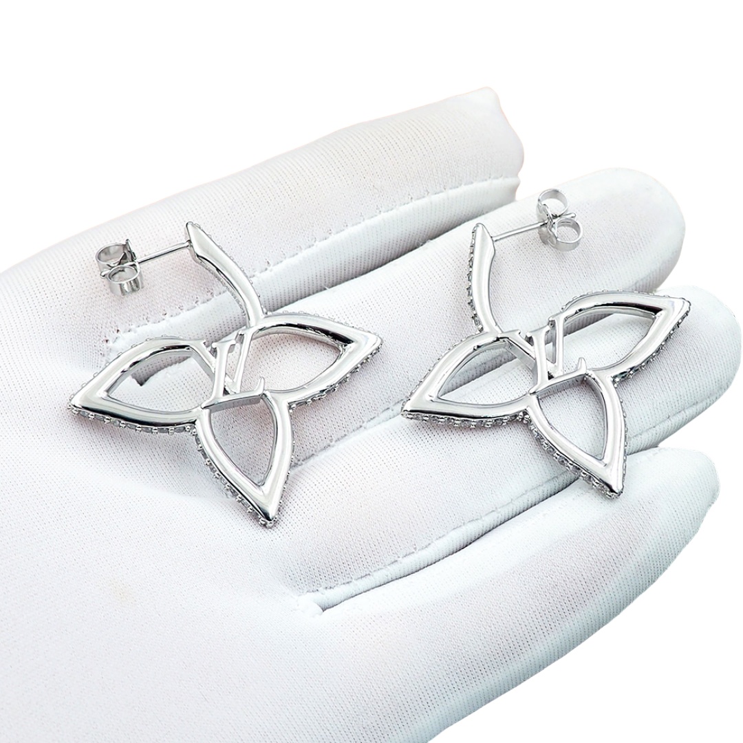 LVE152 Louis vuitton LV Slim Flower earrings for women - ccjewelryacc