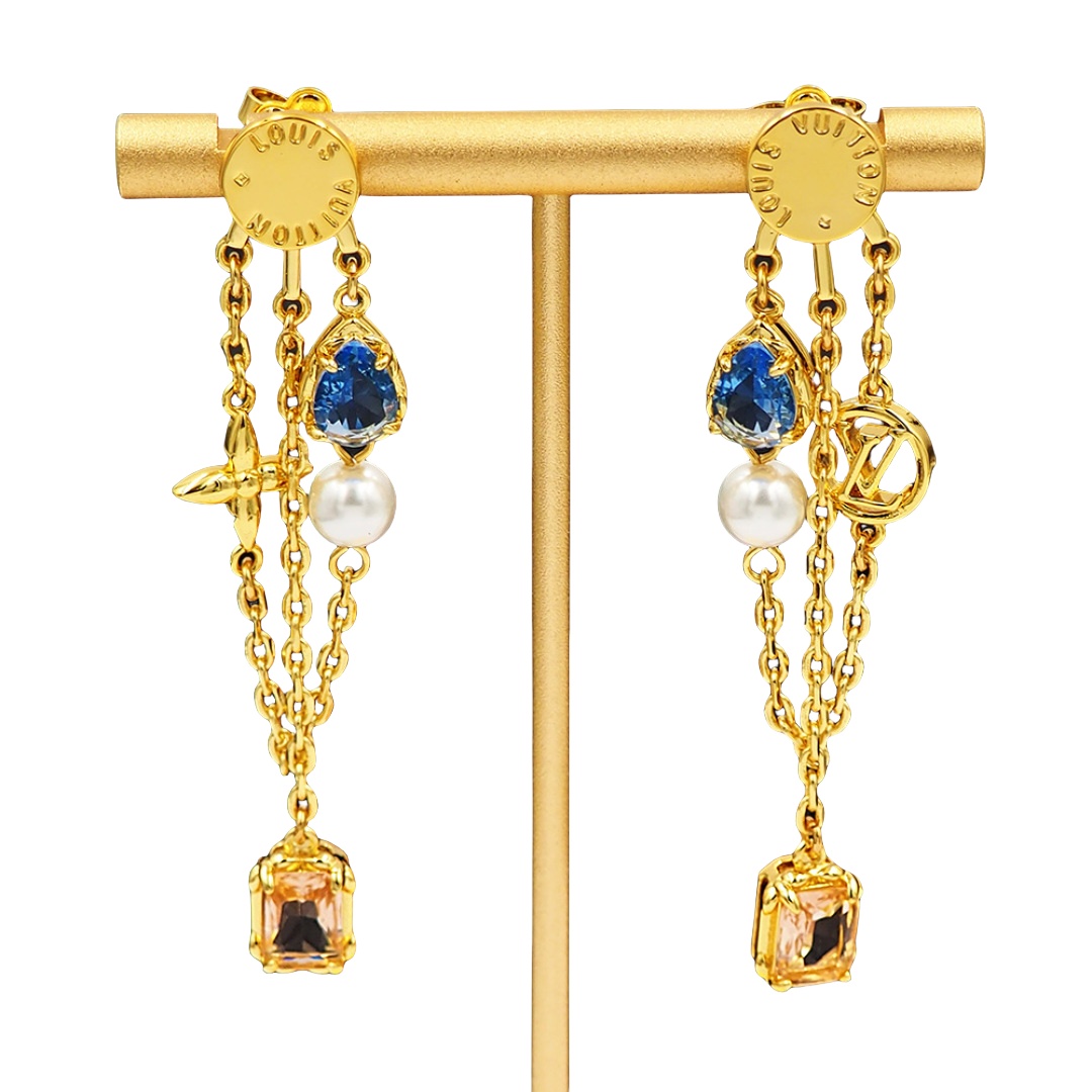 LVE145 Louis vuitton Heirloom Pendant Earrings - ccjewelryacc